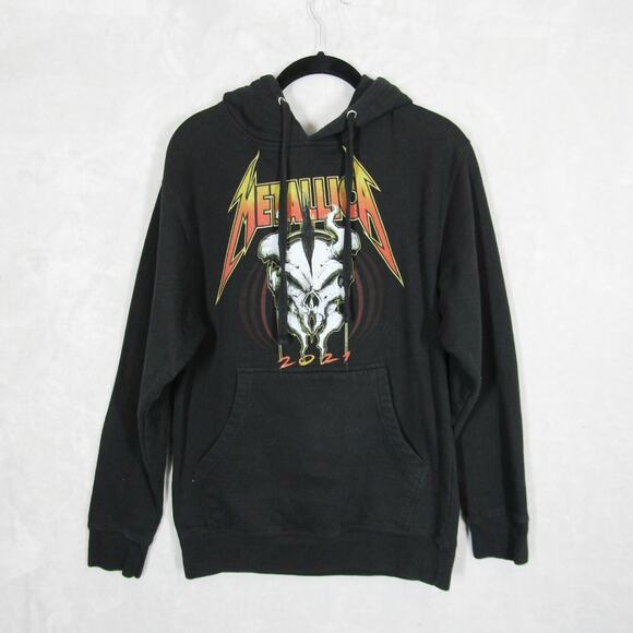 Metallica Hoodie Mens Small Collectible 2021 Tour Sweatshirt Rock Band Graphic - Picture 1 of 8